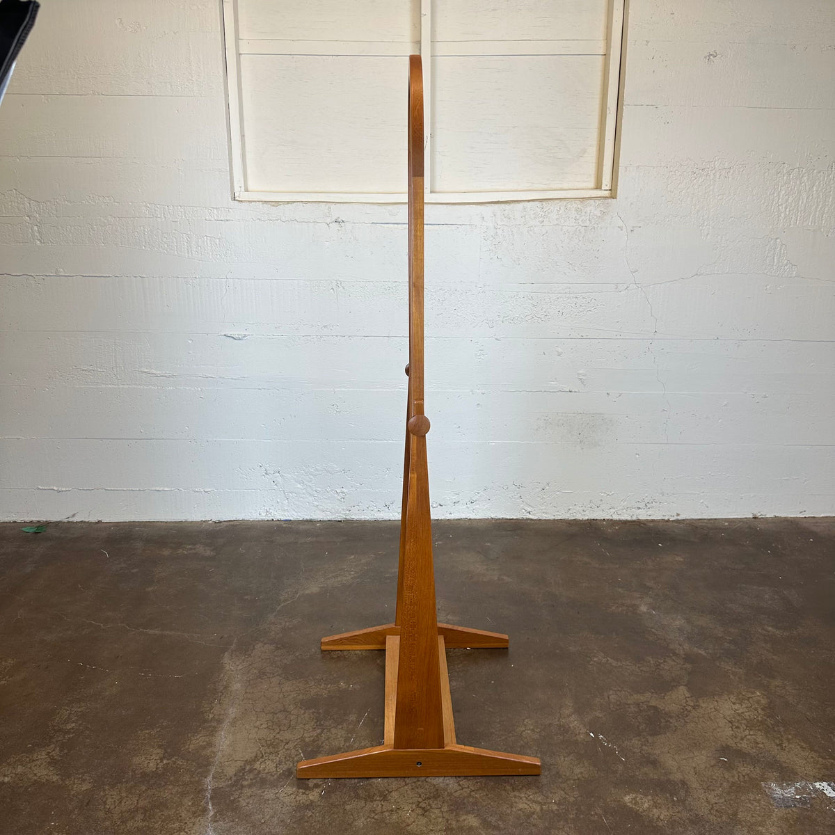 Teak Tilting Floor Mirror