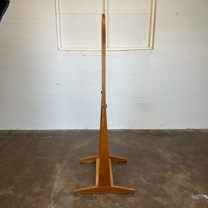 Teak Tilting Floor Mirror