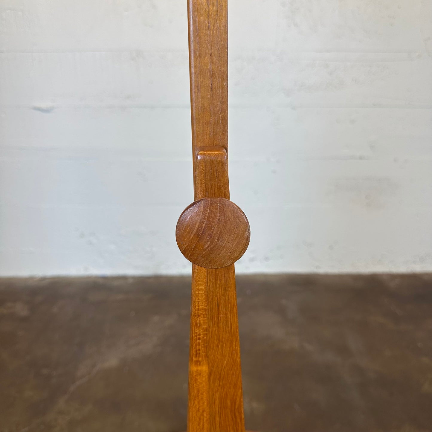 Teak Tilting Floor Mirror