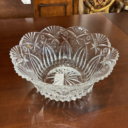 Vintage Crystal Fruit Bowl