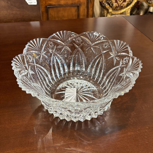 Vintage Crystal Fruit Bowl