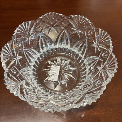 Vintage Crystal Fruit Bowl