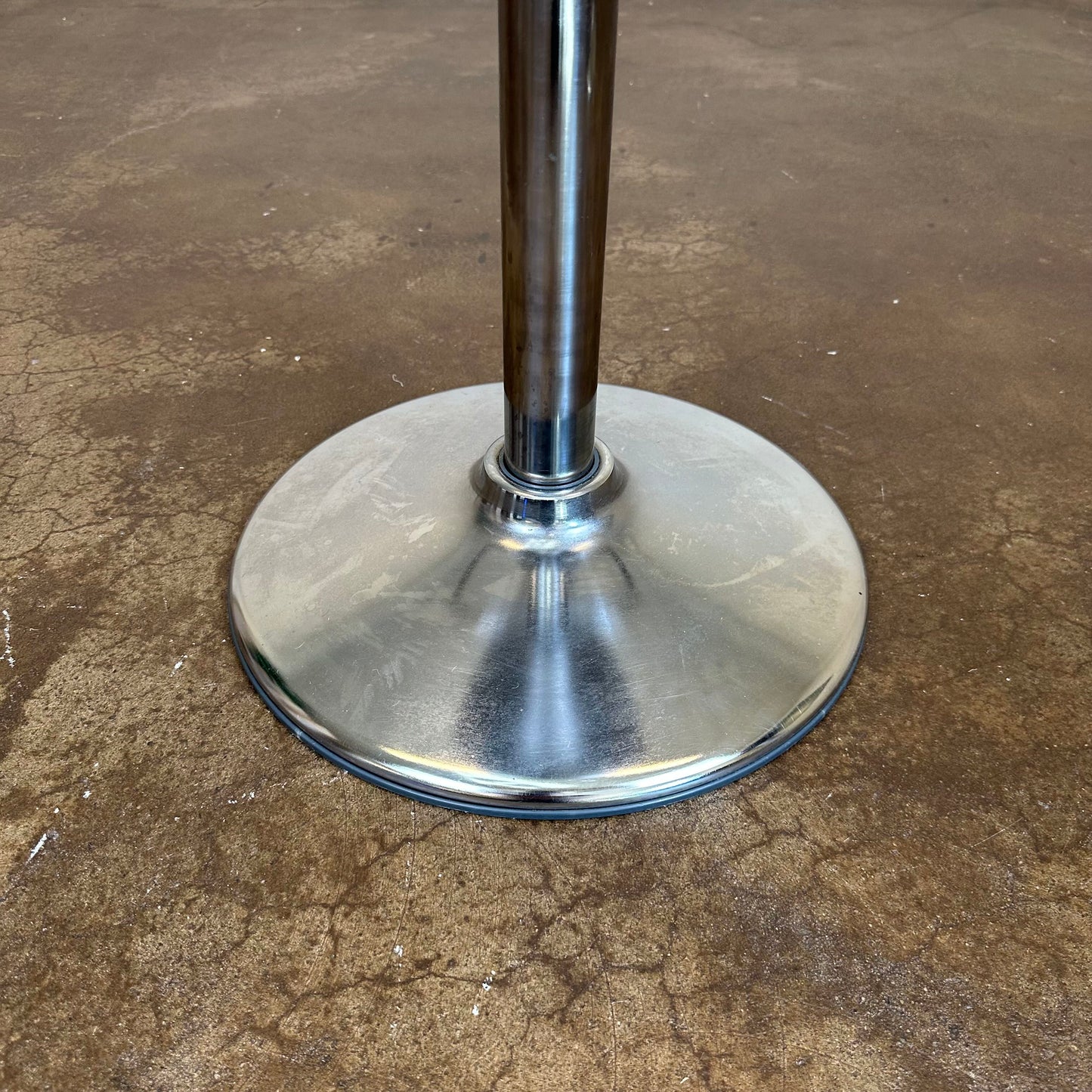 Silver And Chrome Barstools (Set Of Two)