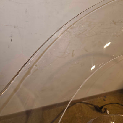 Mod Lucite Rolling Chair AS IS