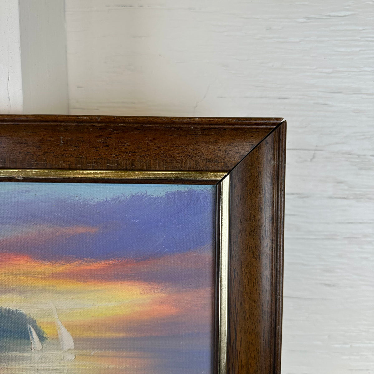 Sunset On The Bay Original Oil Painting