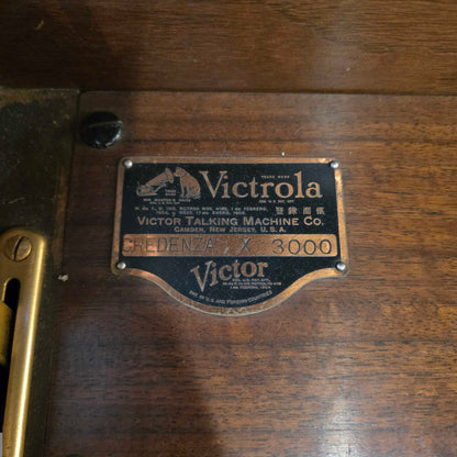 Victrola Carved Wood Cabinet