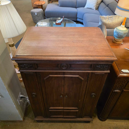 Victrola Carved Wood Cabinet