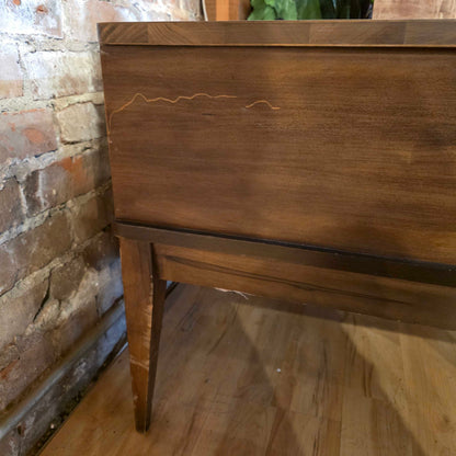 Mersman Square 1 Drawer End Table with Diamond Stamped Top