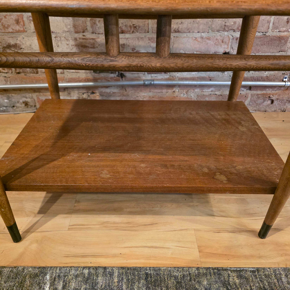 Lane Dovetail Inlay 2 Tier End Table