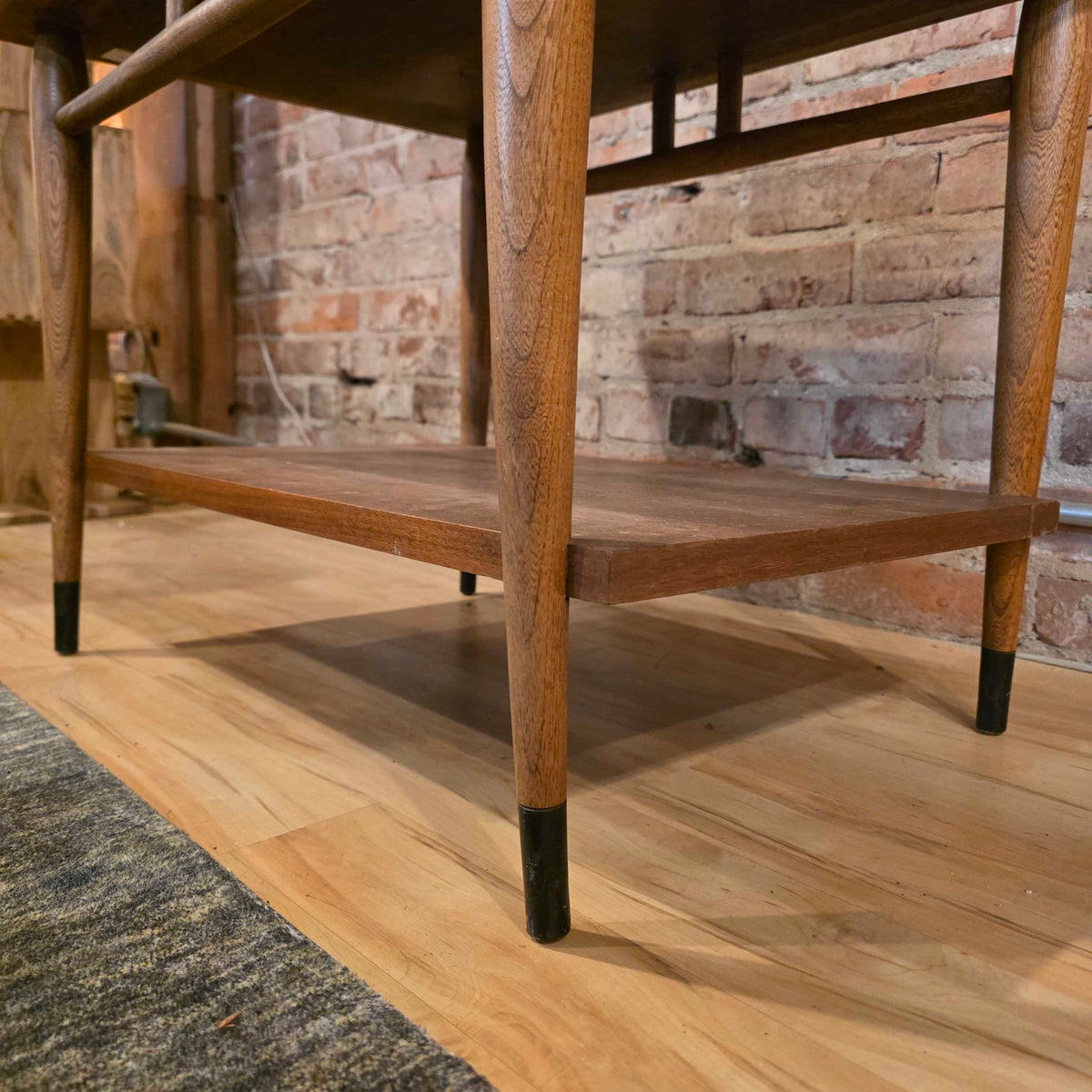 Lane Dovetail Inlay 2 Tier End Table