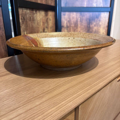 Large Speckled Glaze Stoneware Bowl