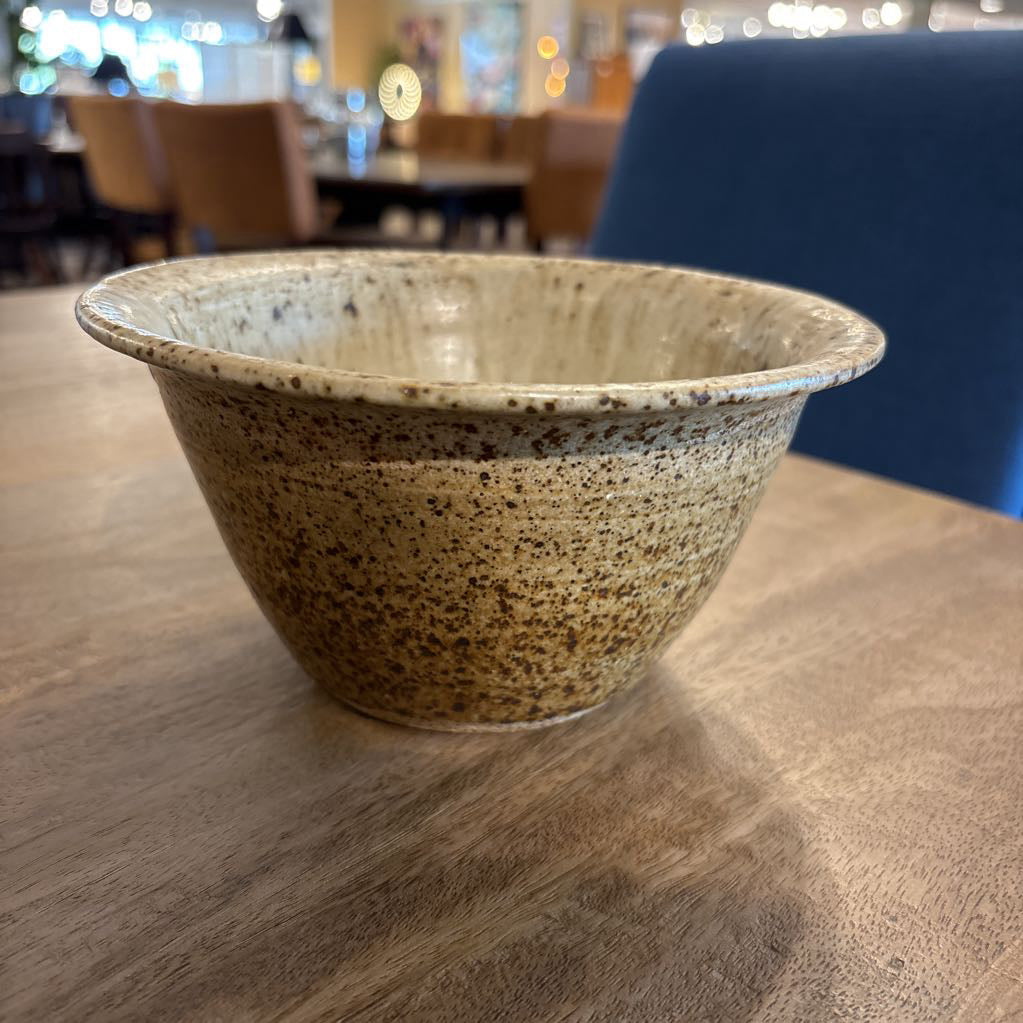 Speckled Beige Glaze Stoneware Bowl