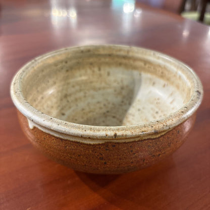 Red Clay Speckled Stoneware Bowl
