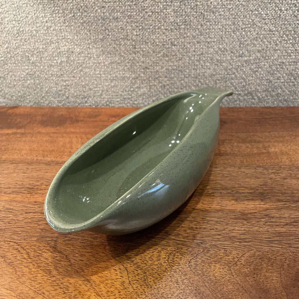 Russel Wright Green-Grey Sauce Boat SMALLS