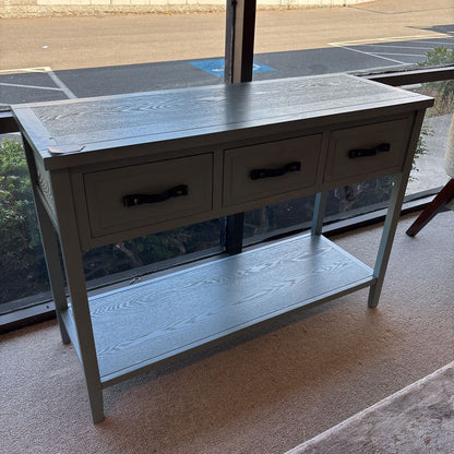 Teal 3 Drawer TV Stand