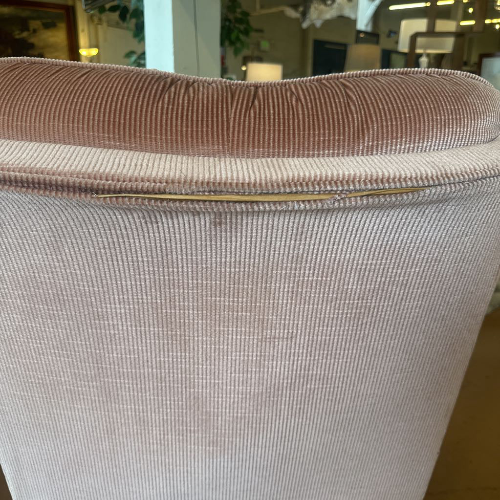 Vintage Pink Skirted Chair
