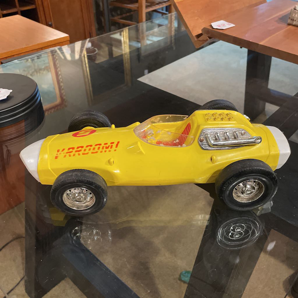 Vintage "VVRROOM" by Mattel Yellow Racer AS IS