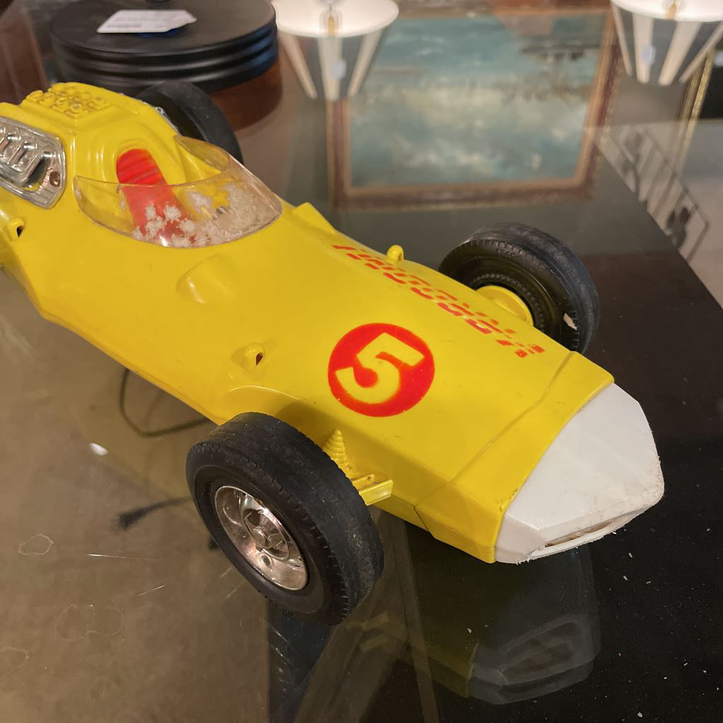 Vintage "VVRROOM" by Mattel Yellow Racer AS IS