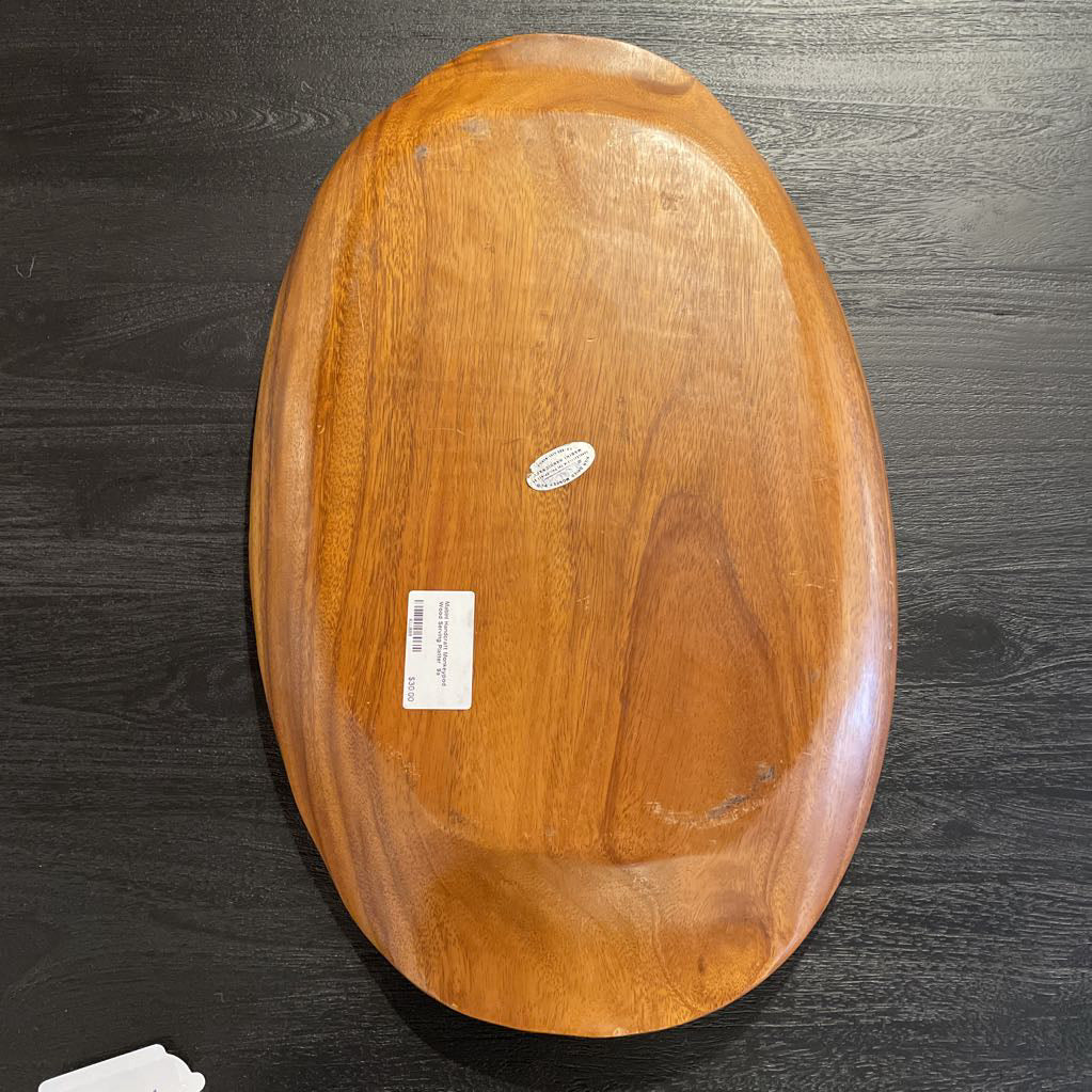 Mabini Handcraft Monkeypod Wood Serving Platter