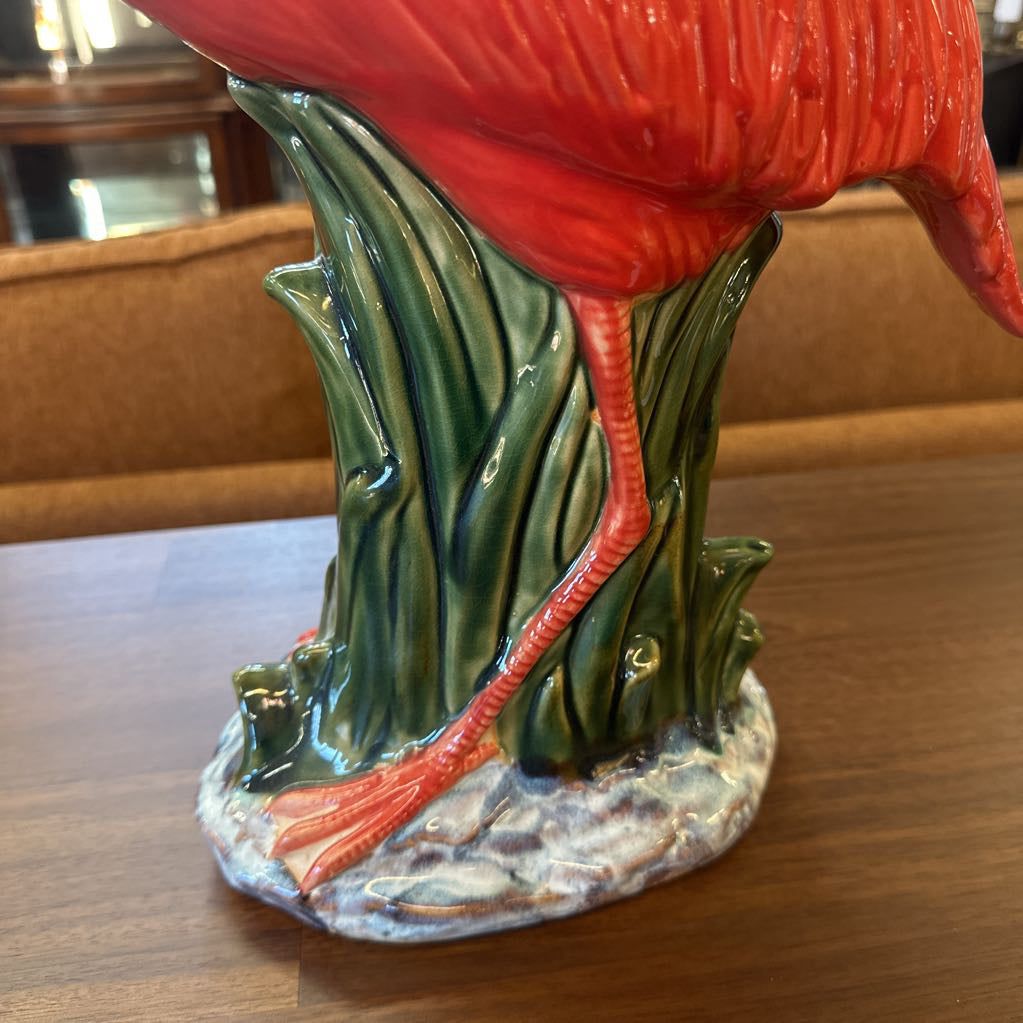 Ceramic flamingo 1
