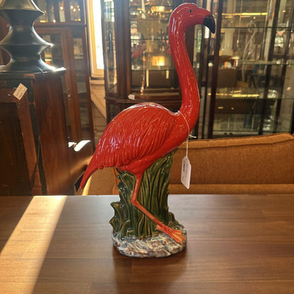 Ceramic flamingo 2