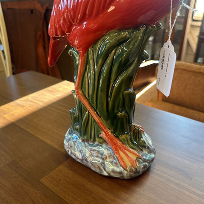 Ceramic flamingo 2