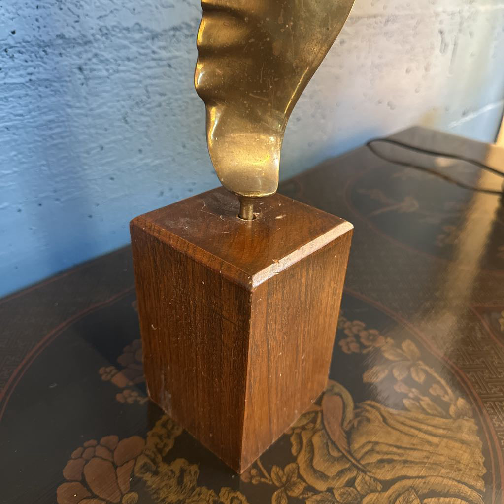 MCM Cast Brass Bird Sculpture