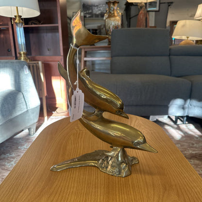 Vintage Brass Dolphins