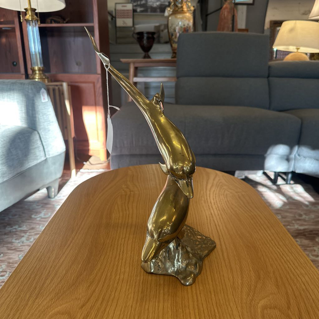 Vintage Brass Dolphins