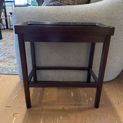 Small Brass Inlay Side Table