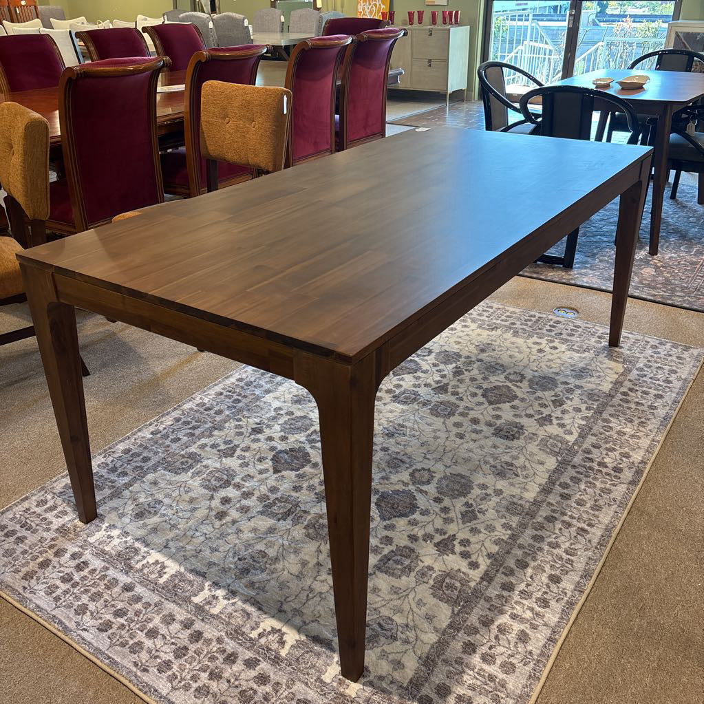 Staggered Plank Walnut Dining Table