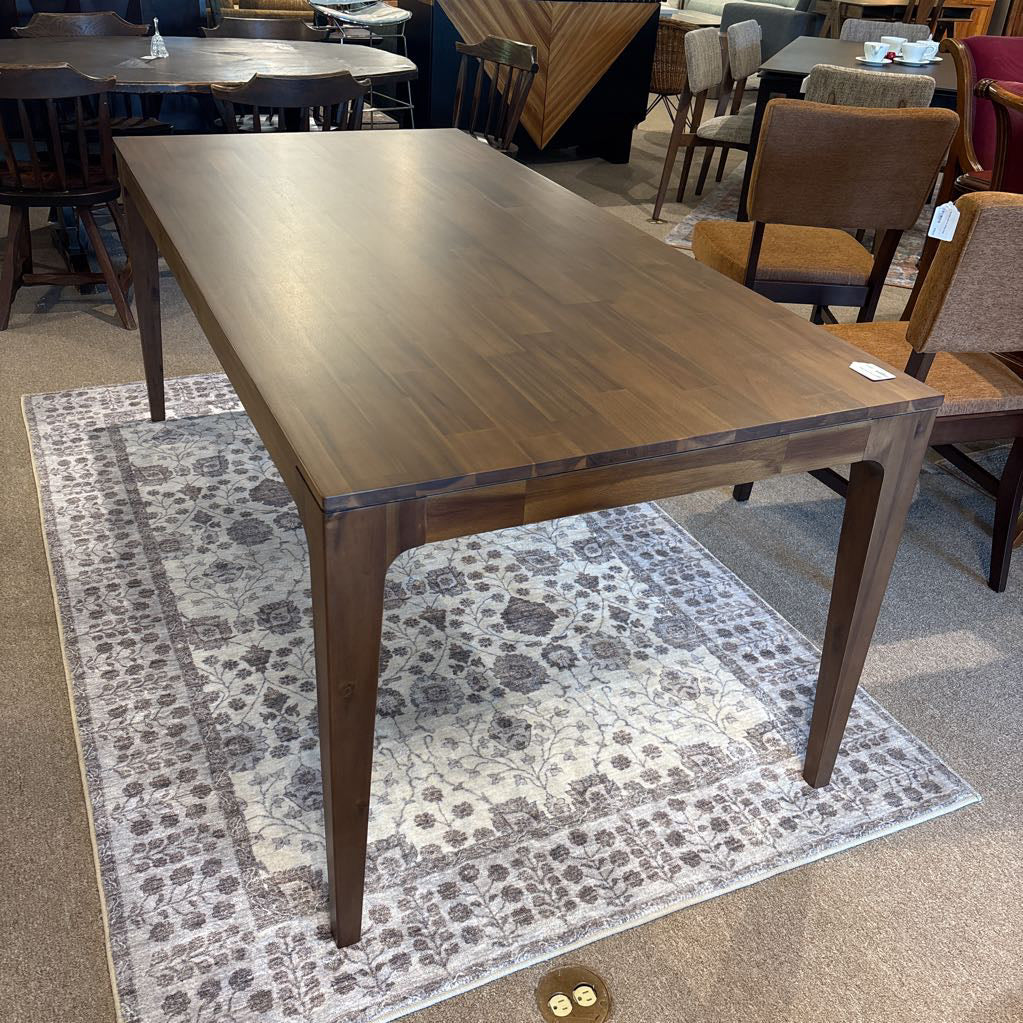 Staggered Plank Walnut Dining Table