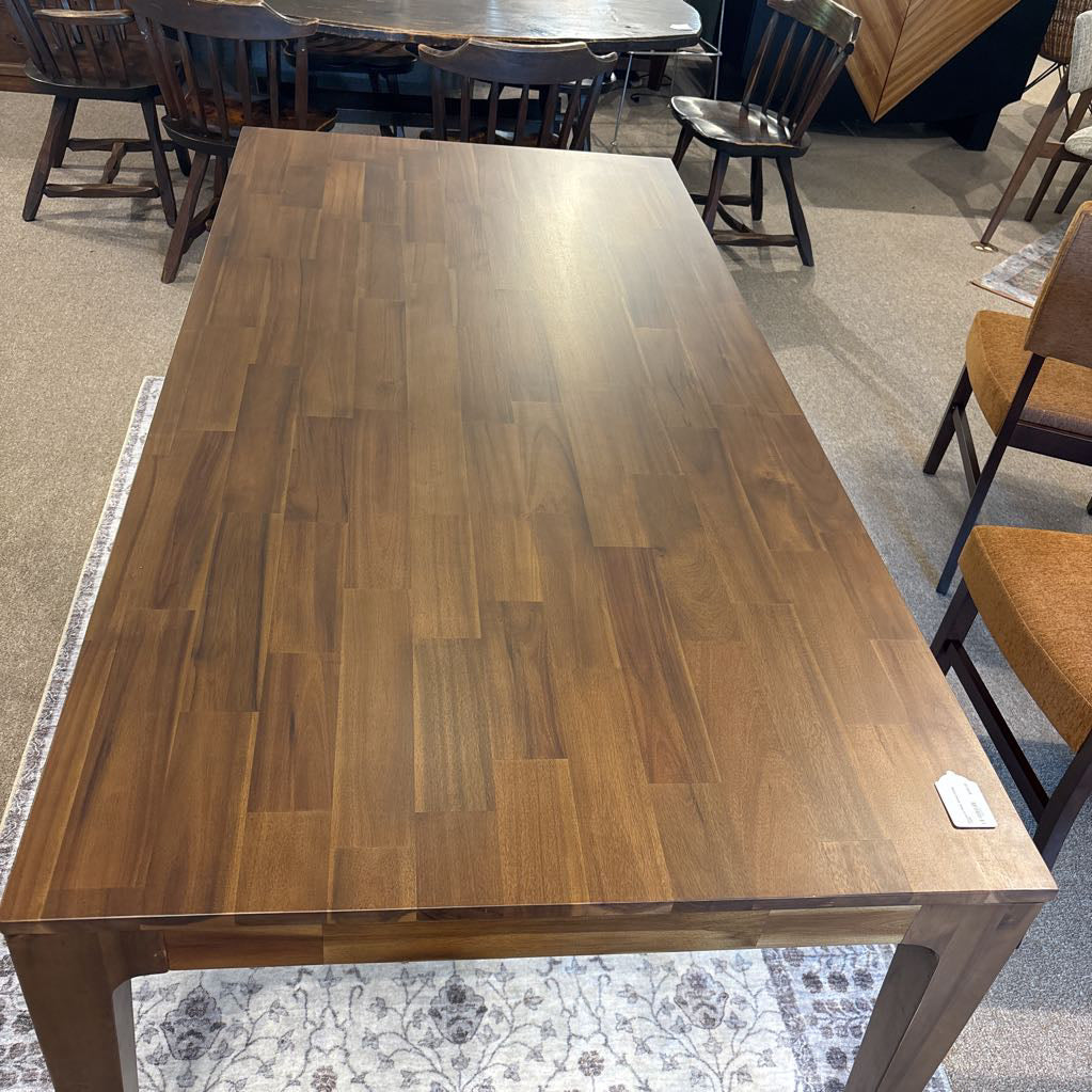 Staggered Plank Walnut Dining Table