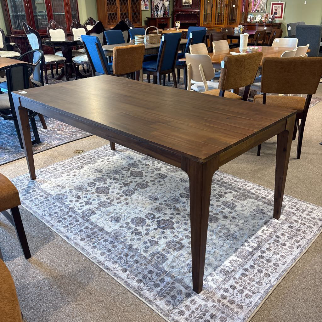 Staggered Plank Walnut Dining Table