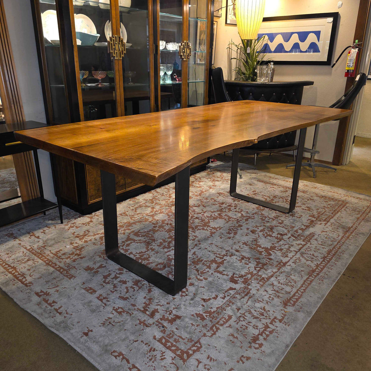 Live Edge Craftsman Counter Height Dining Table