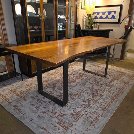 Live Edge Craftsman Counter Height Dining Table