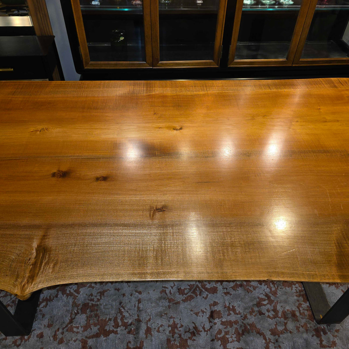 Live Edge Craftsman Counter Height Dining Table
