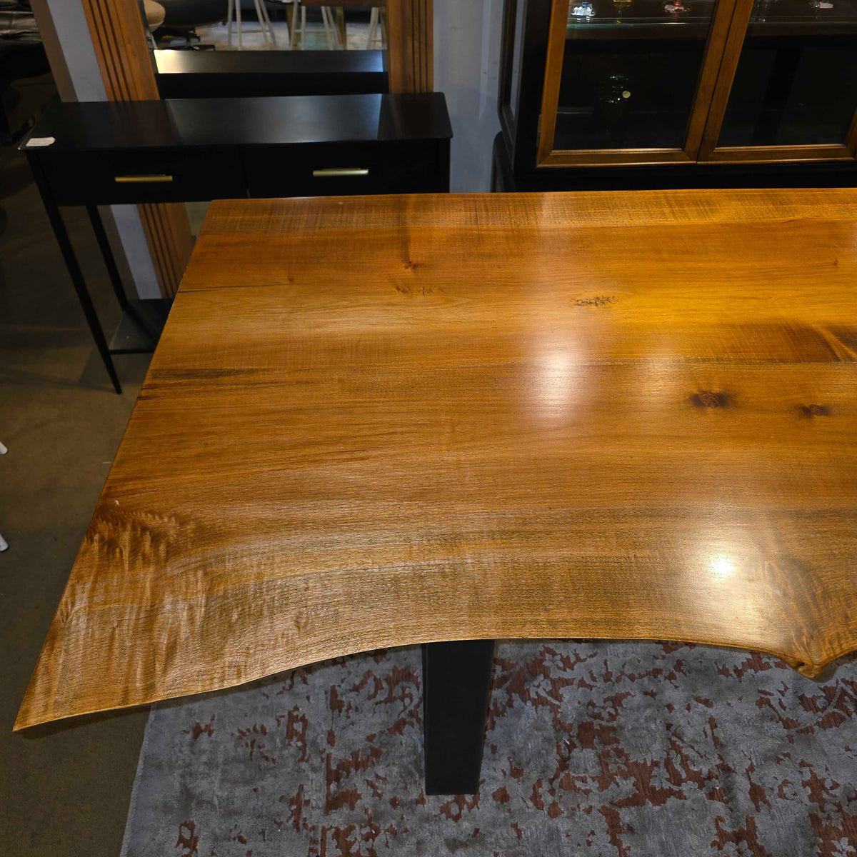 Live Edge Craftsman Counter Height Dining Table