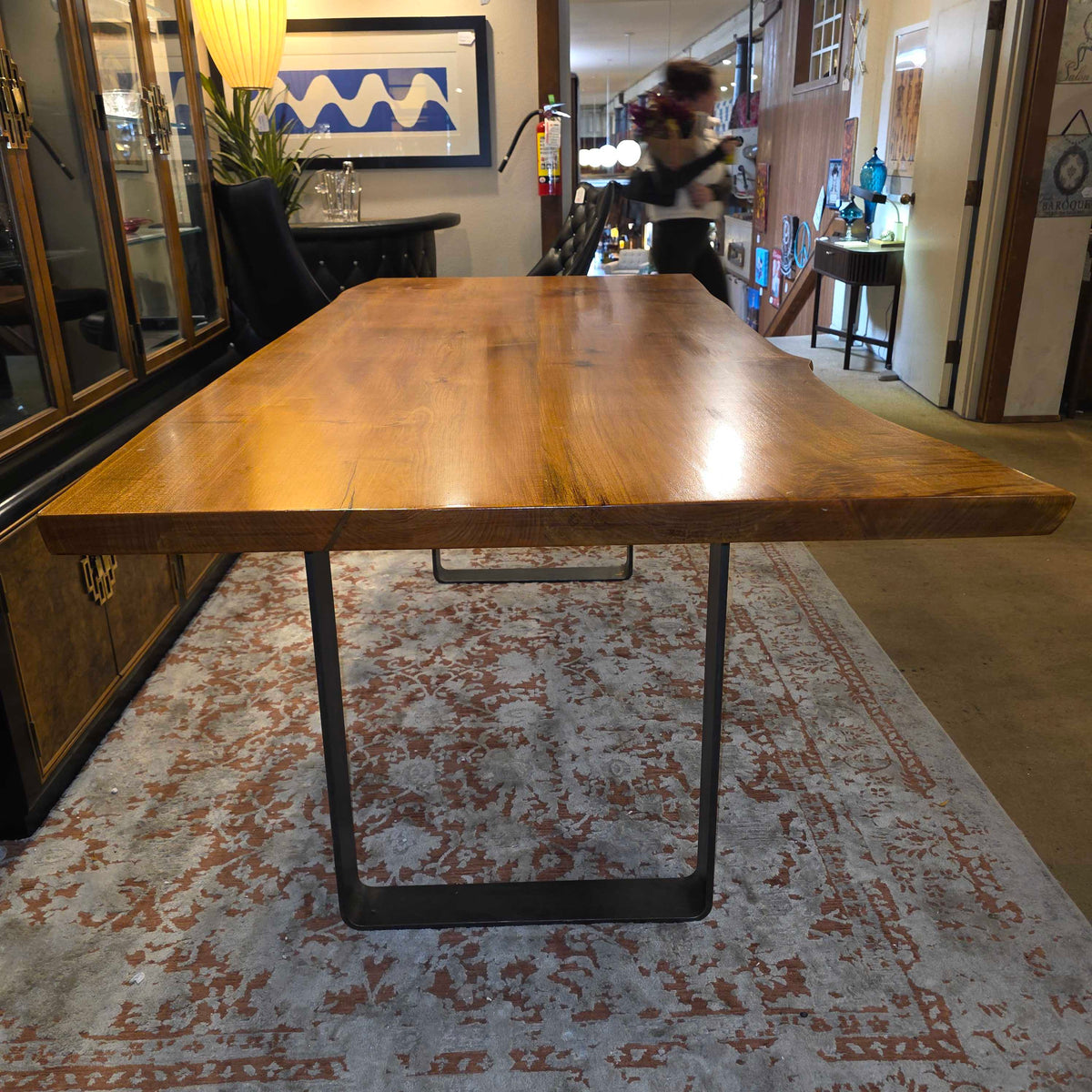 Live Edge Craftsman Counter Height Dining Table