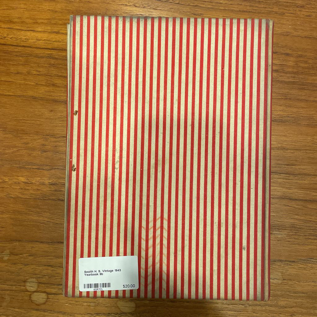 Sealth H. S. Vintage 1943 Yearbook