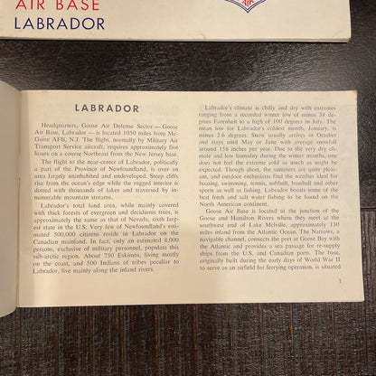 Goose Airbase Labrador 2 Brochure Lot