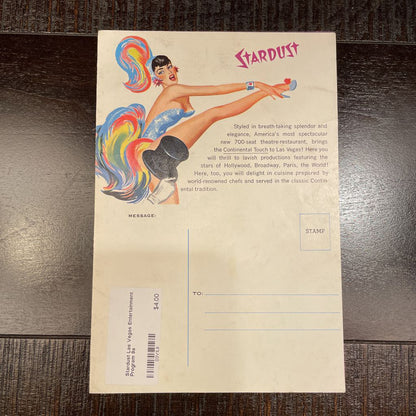 Stardust Las Vegas Entertainment Program