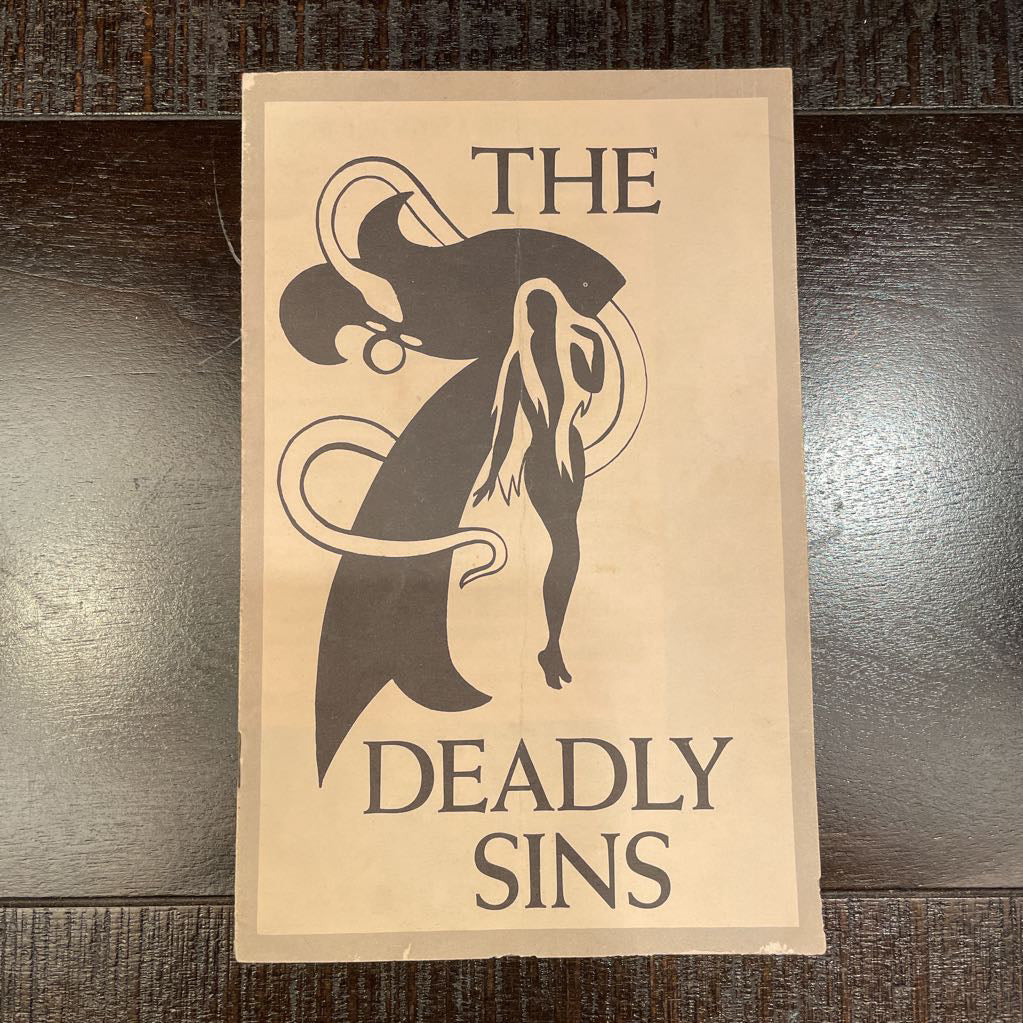 "The Seven Deadly Sins" "Naughty Foreign Film " Brochure"
