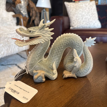 Ceramic Dragon Figurine