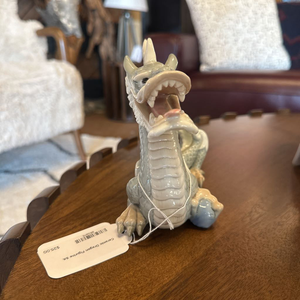 Ceramic Dragon Figurine