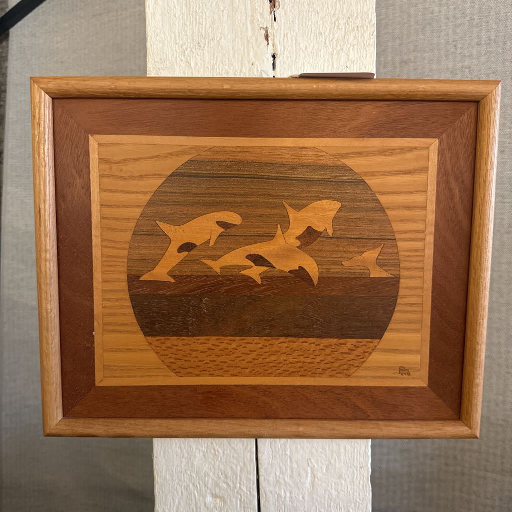 Wooden Orca Artwork
