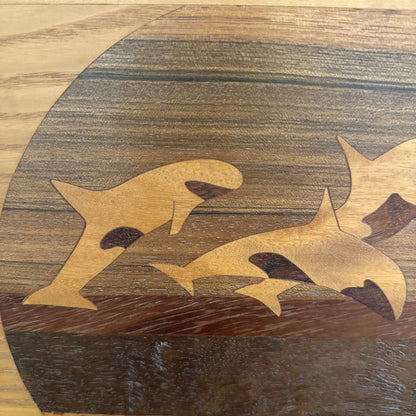 Wooden Orca Artwork