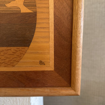 Wooden Orca Artwork