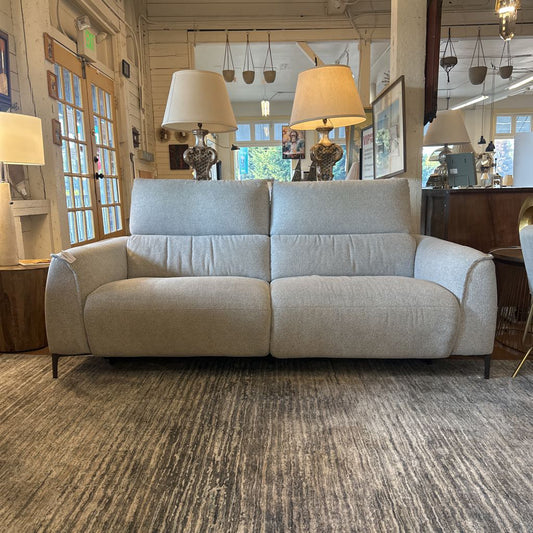 Cream 2 Seater Reclining Sofa