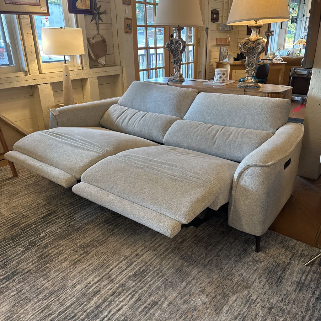 Cream 2 Seater Reclining Sofa